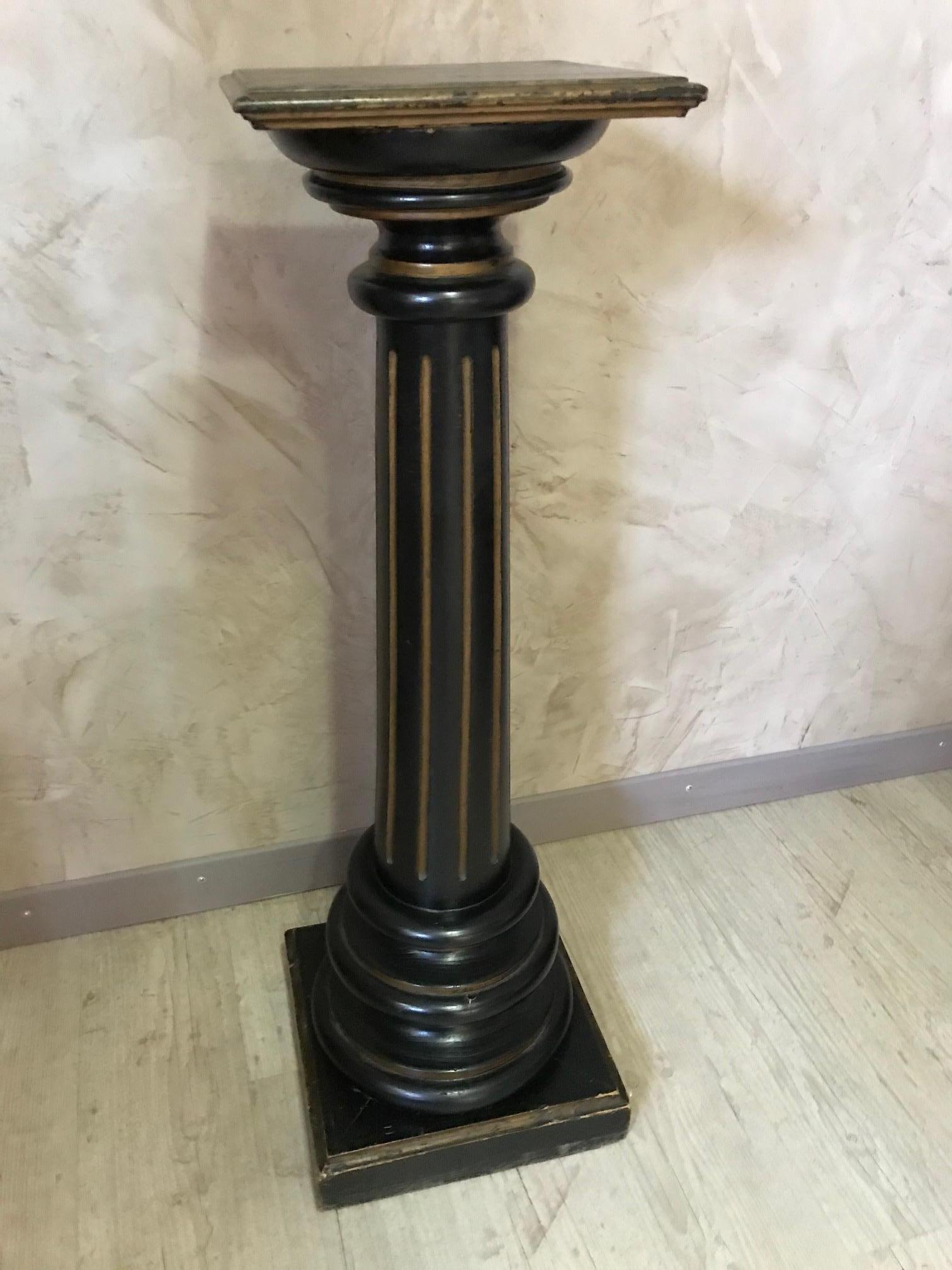 19th Century French Napoleon III Period Wooden Column For Sale 5