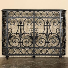 Balustrade en fer forgé d'époque Napoléon III, 19ème siècle, France The Window