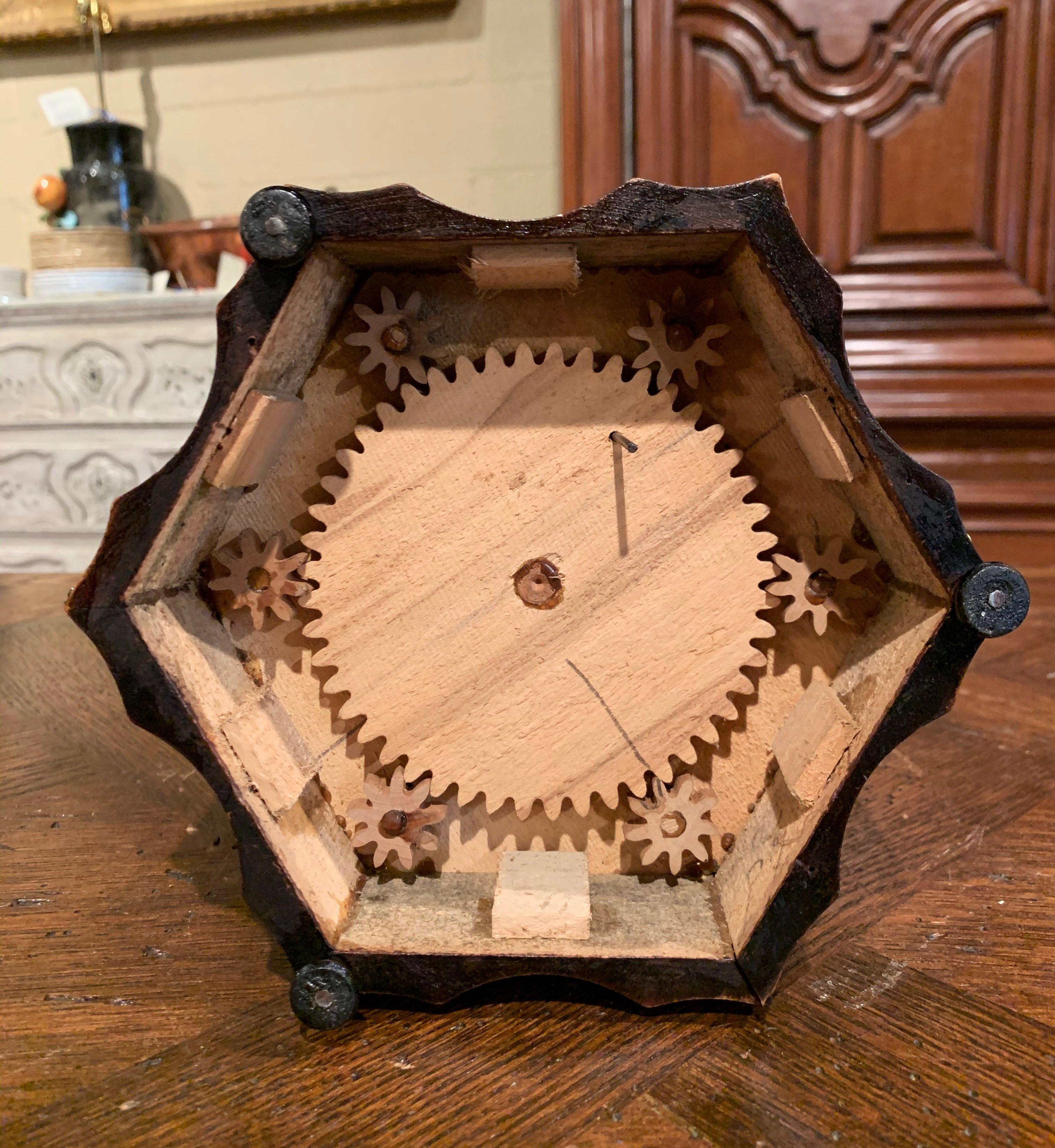 19th Century French Napoleon III Rosewood Cigar Holder Box with Brass Mounts 6