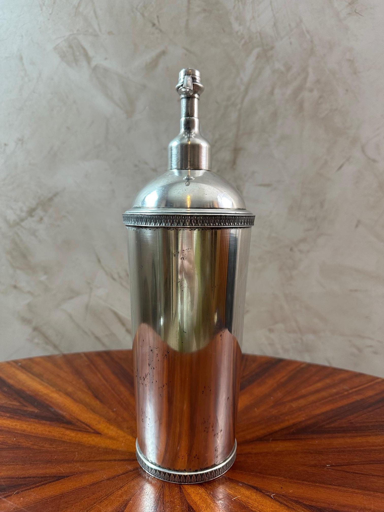 Bottiglia per sifone in argento Napoleone III del XIX secolo, anni '70 del XIX secolo In condizioni buone in vendita a LEGNY, FR
