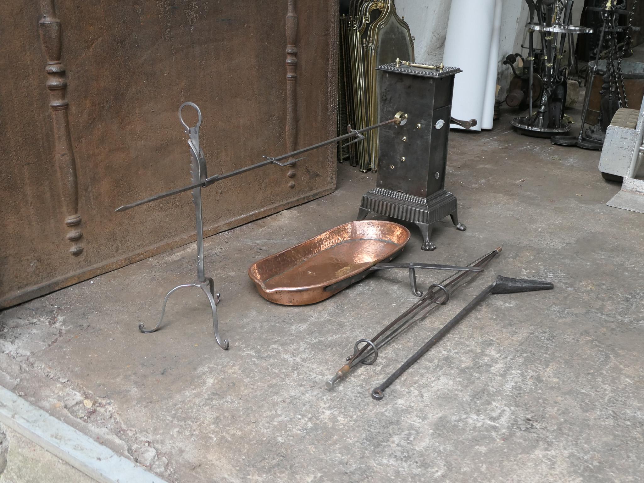 19th Century French Napoleon III Spring Driven Roasting Jack For Sale 8