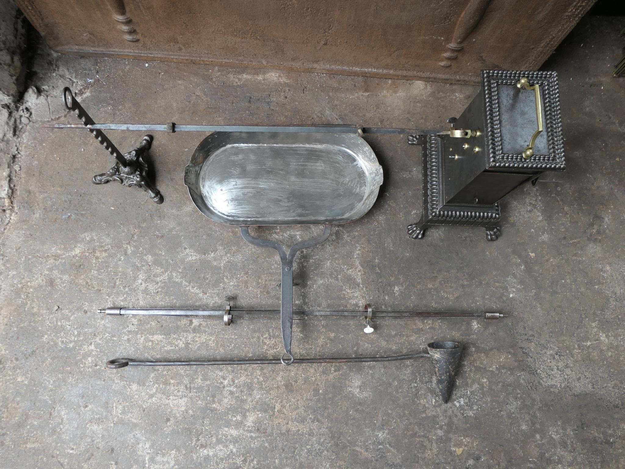 19th Century French Napoleon III Spring Driven Roasting Jack For Sale 1