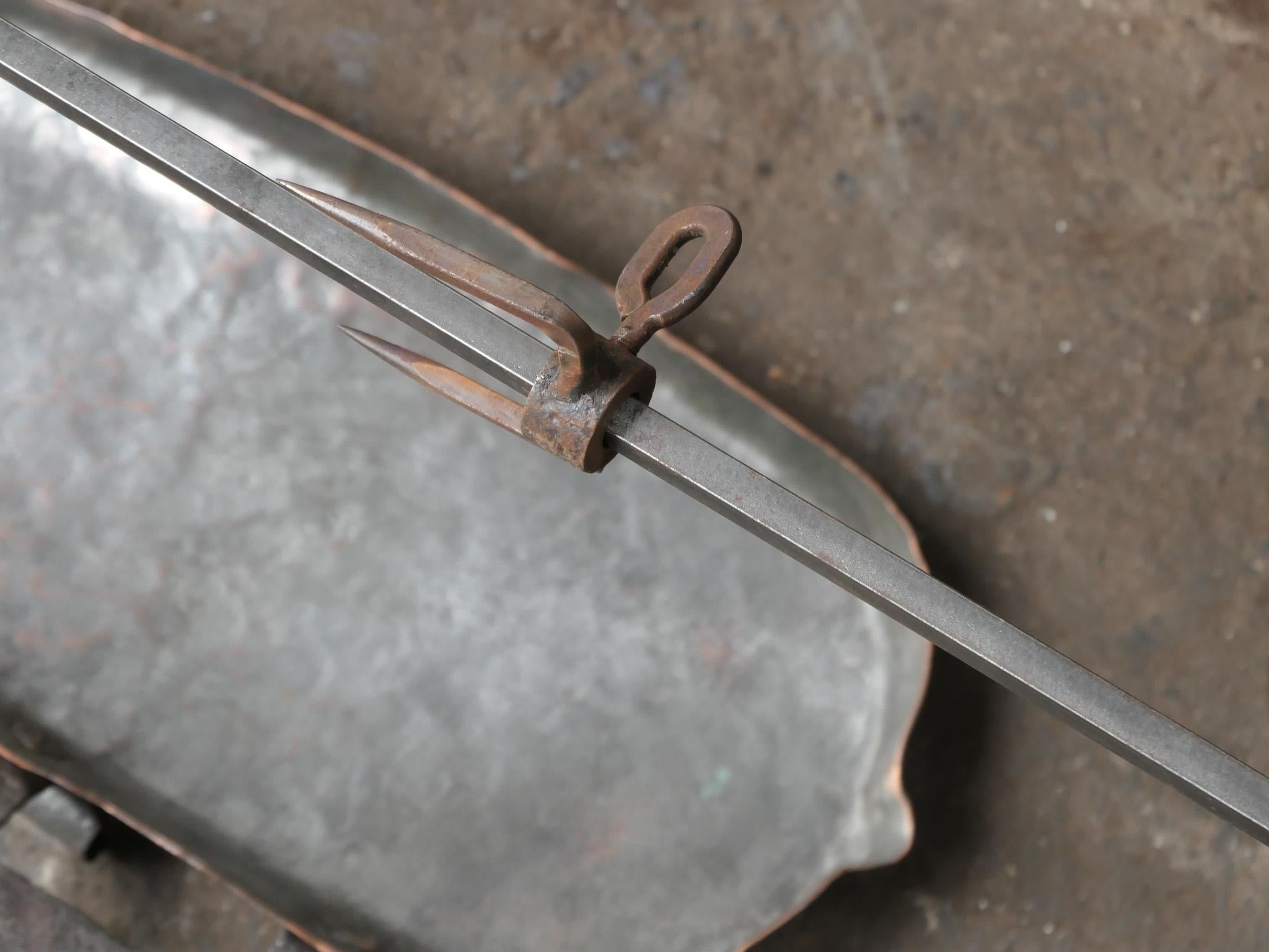 19th Century French Napoleon III Spring Driven Roasting Jack For Sale 1