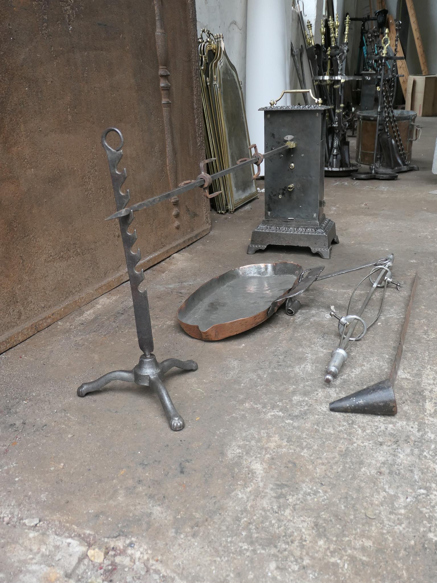 19th Century French Napoleon III Spring Driven Roasting Jack For Sale 3