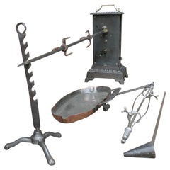 19th Century French Napoleon III Spring Driven Roasting Jack