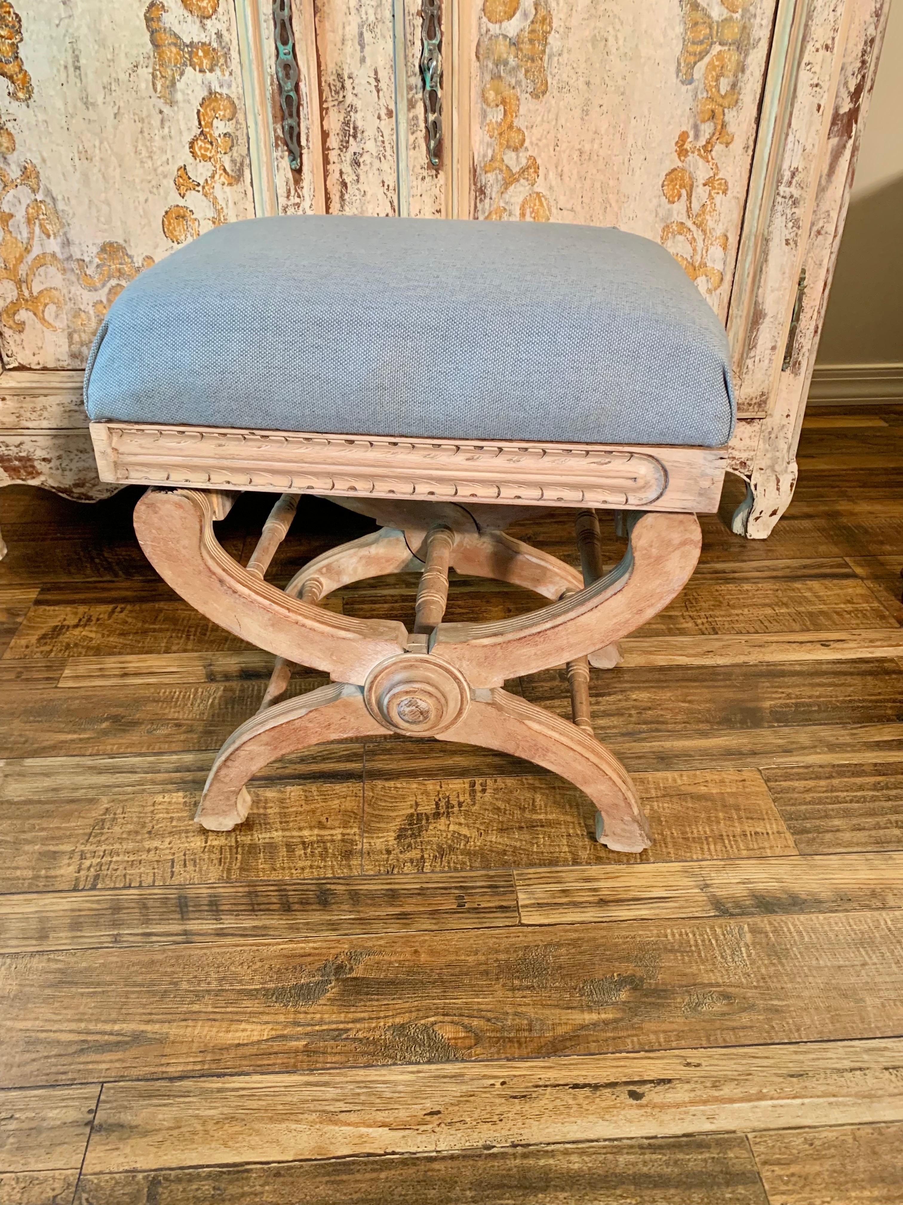 19th Century French Napoleon III Style Adjustable Curule Stool 9