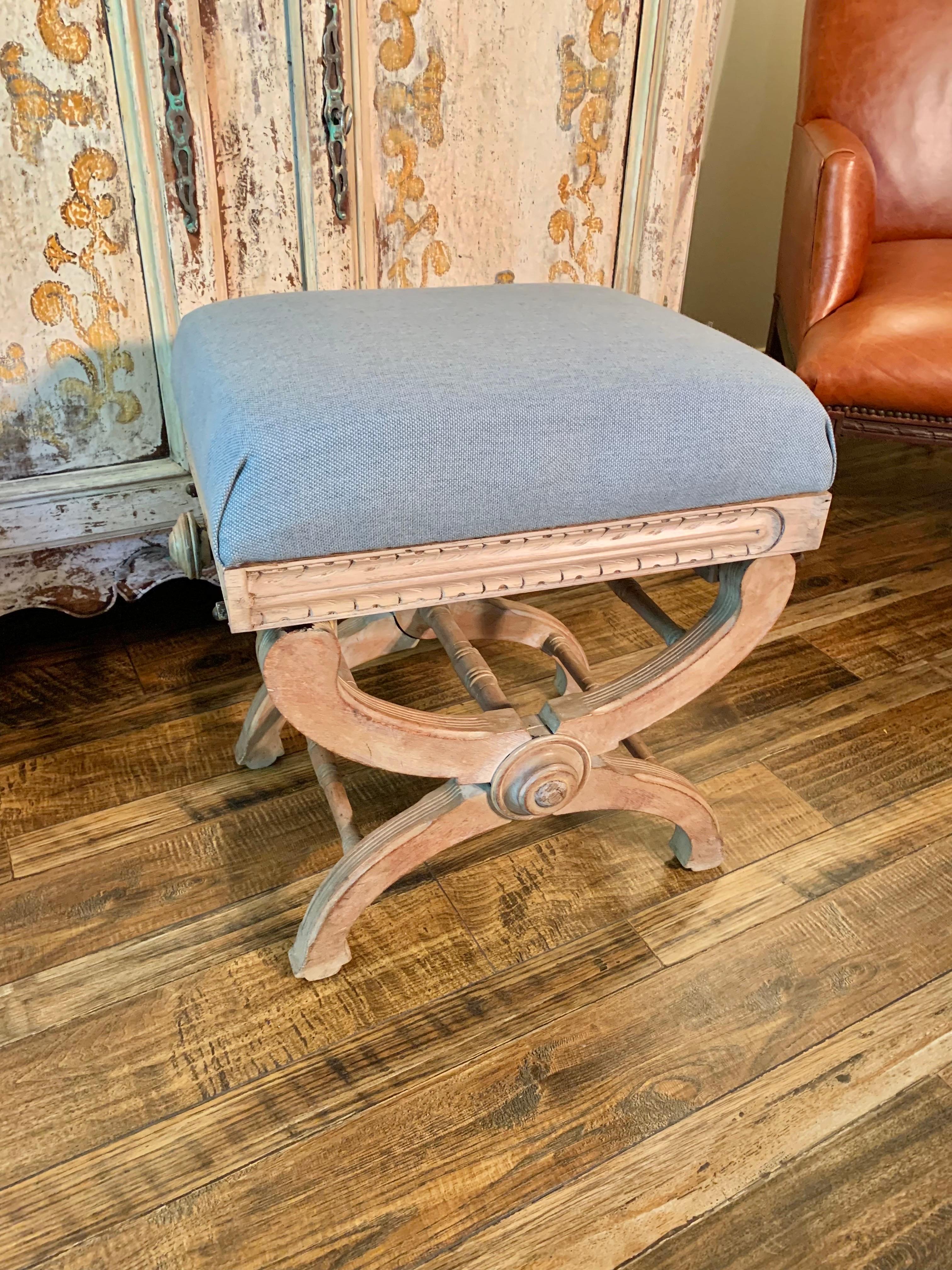 19th Century French Napoleon III Style Adjustable Curule Stool 12