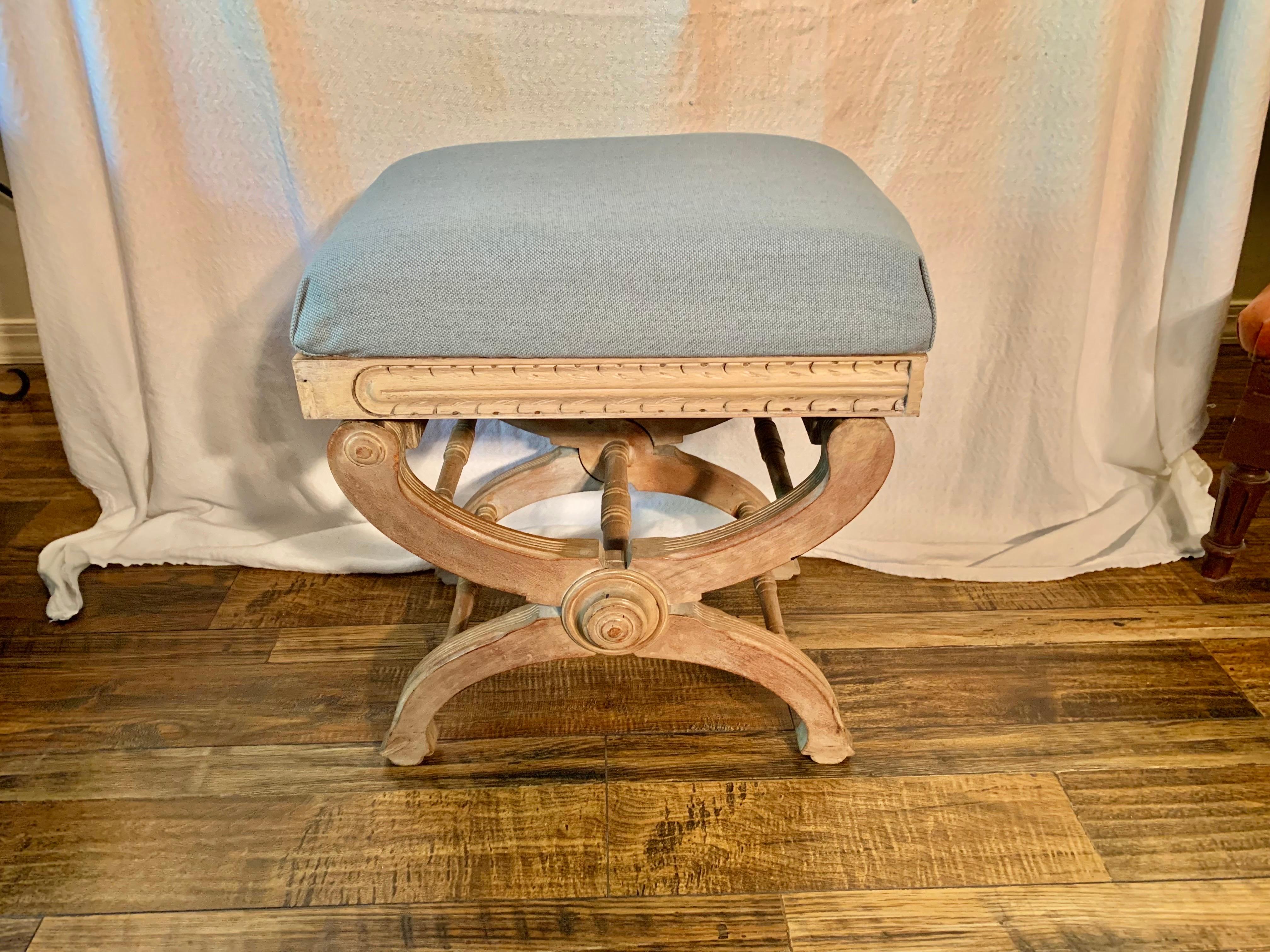Berlin Iron 19th Century French Napoleon III Style Adjustable Curule Stool