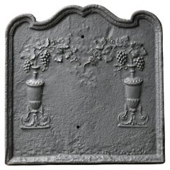 19th Century French Napoleon III 'the Vintage' Fireback