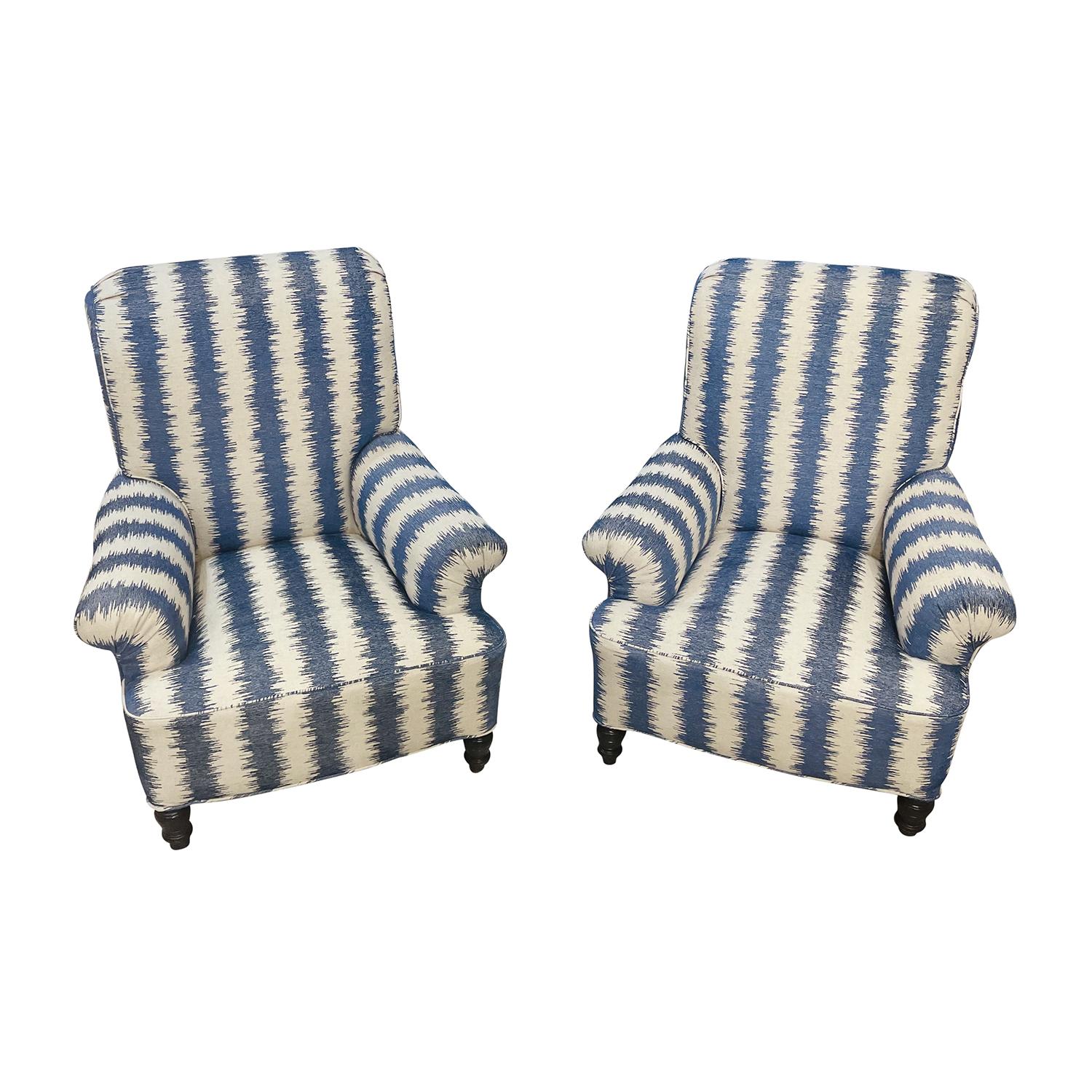 Fait main Paire de chaises longues en noyer Napoléon III du XIXe siècle, Fauteuils anciens en vente
