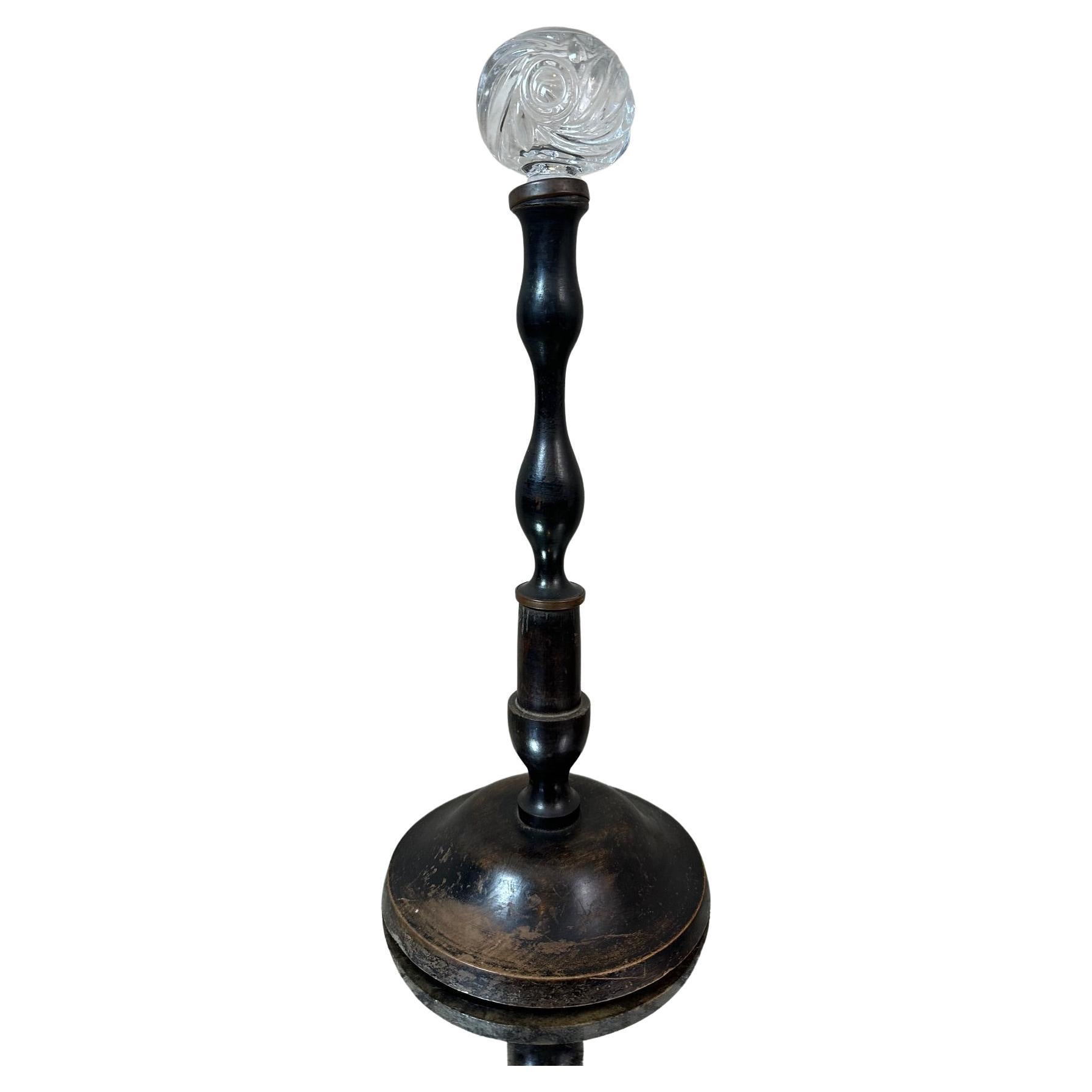 Appendiabiti in legno e vetro Napoleone III francese del XIX secolo, anni '70 del XIX secolo