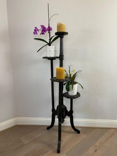 19th Century French Napoleon Sellette Tiered Etagere Stand