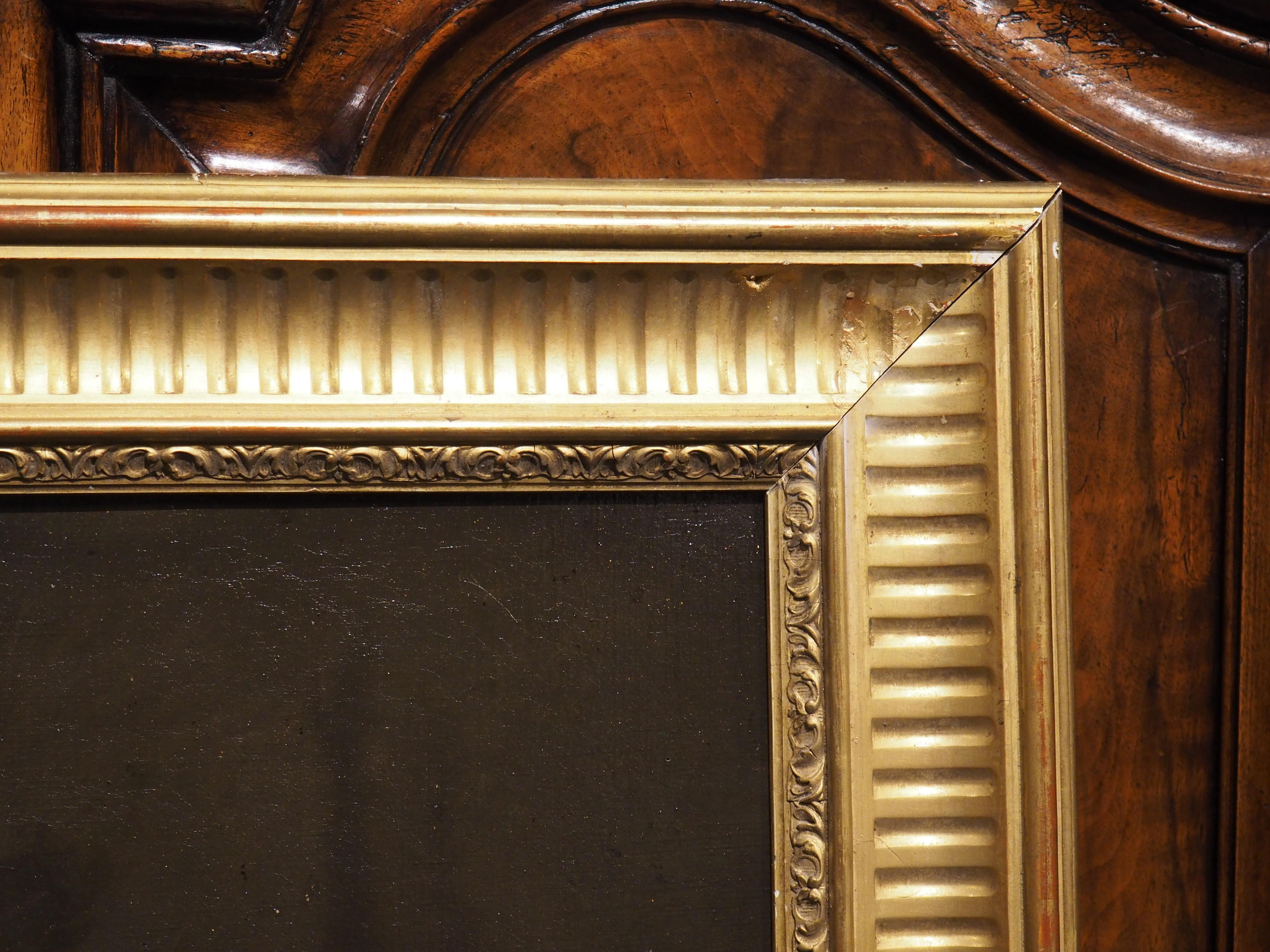 19th Century French Nature Morte Oil on Canvas Painting in Giltwood Frame 3