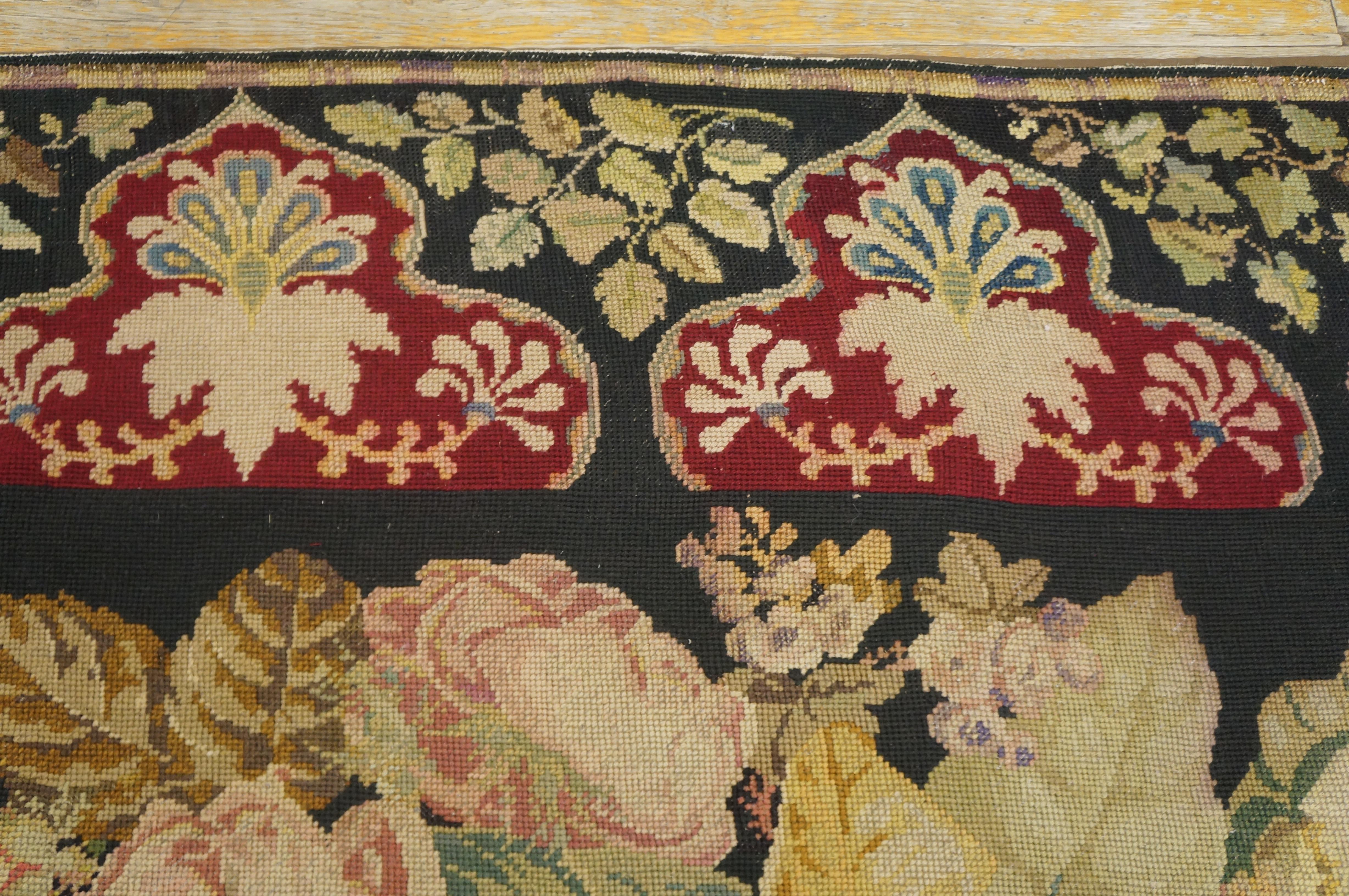 19th Century French Needlepoint Carpet ( 5'2