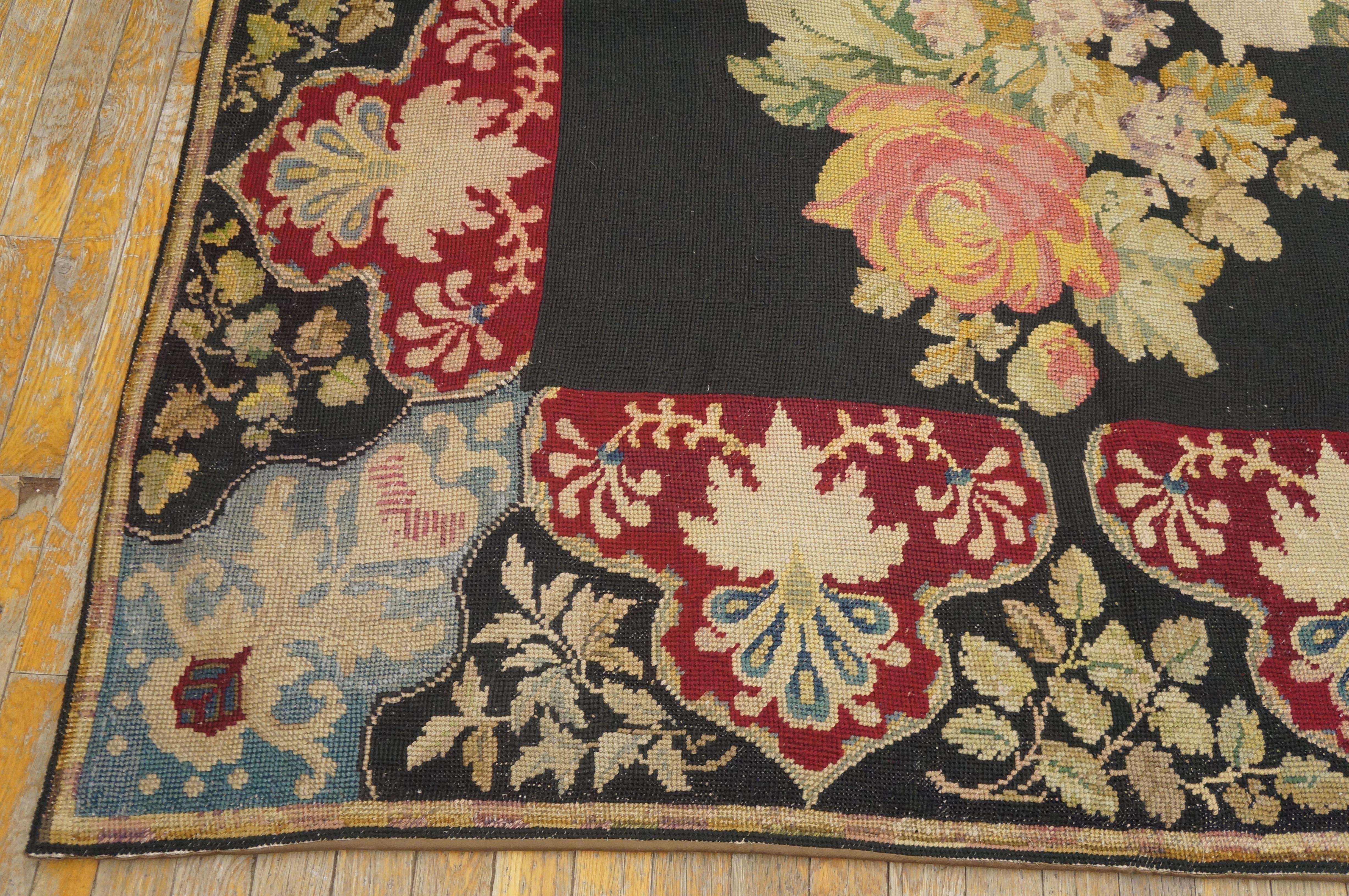 19th Century French Needlepoint Carpet ( 5'2