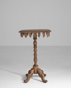 19th Century French Neo-Gothic Carved Table