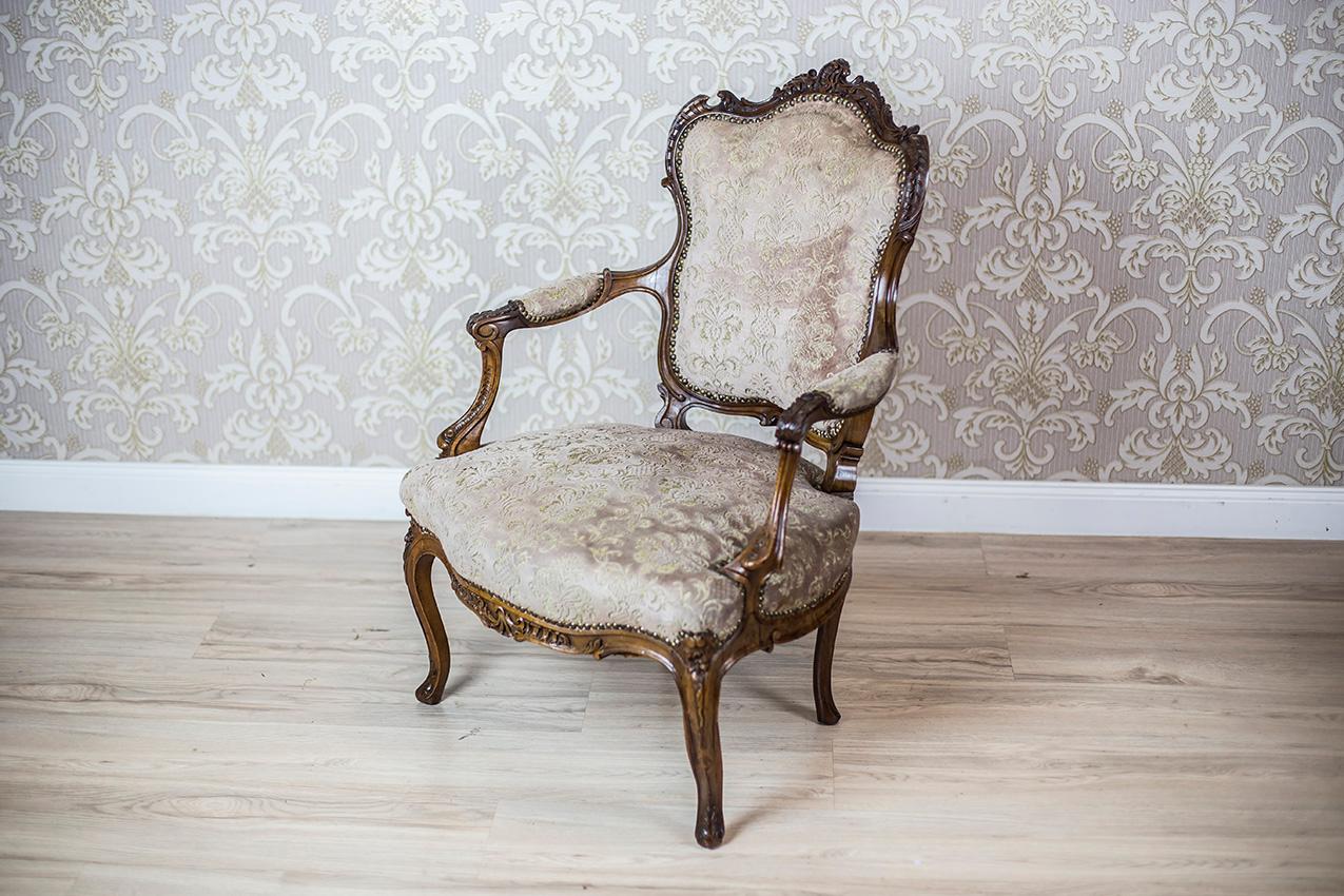 19th Century French Neo-Rococo Armchair For Sale 5