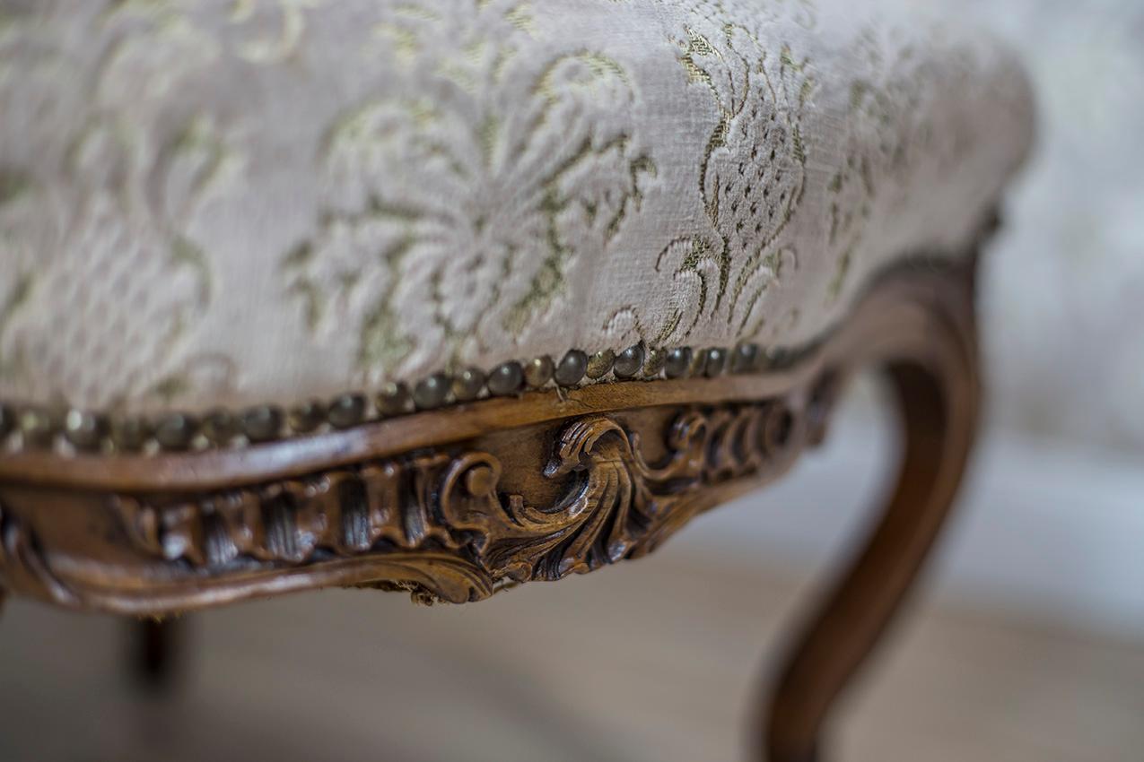 19th Century French Neo-Rococo Armchair In Good Condition For Sale In Opole, PL