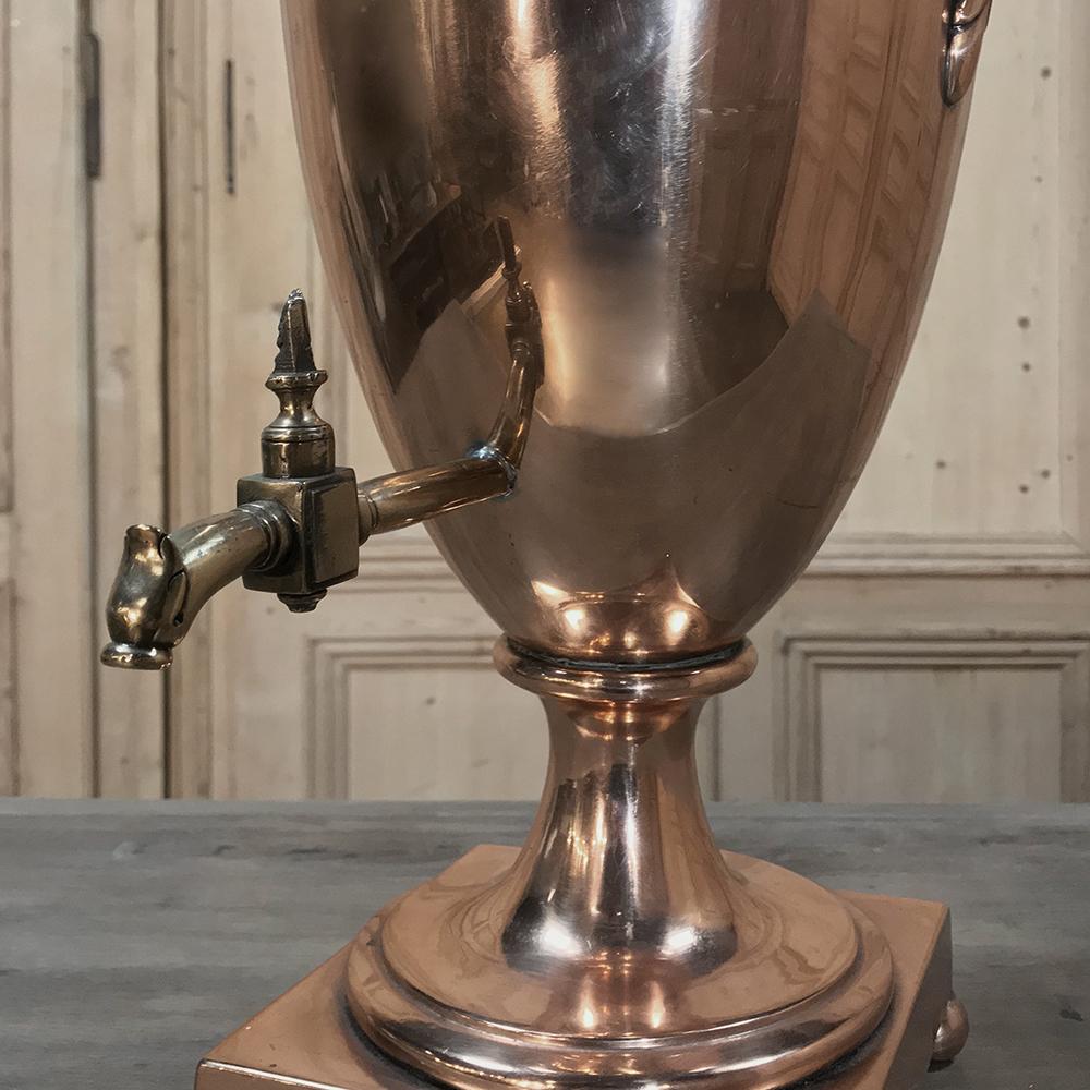 copper tea urn