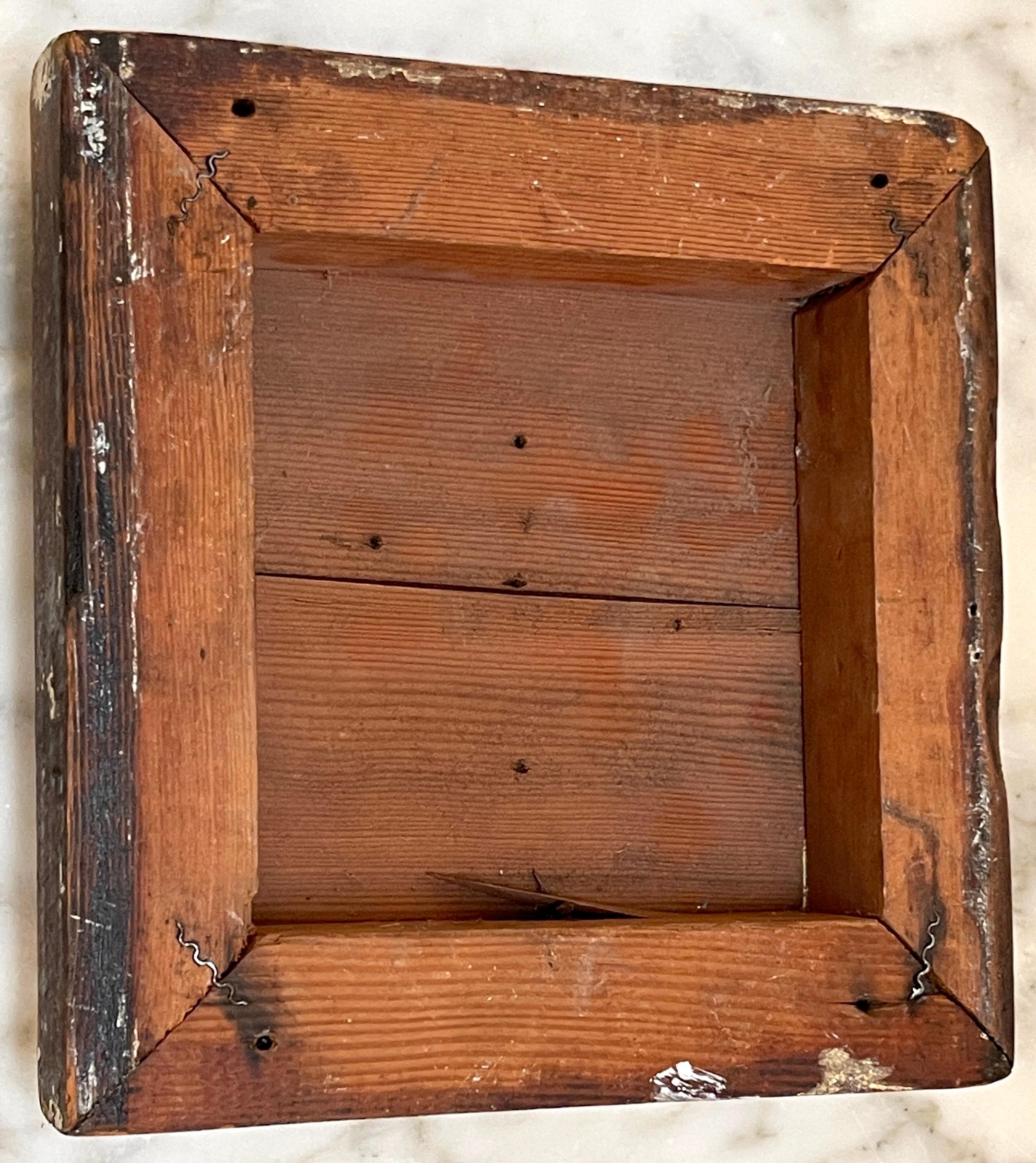 19. Jahrhundert Französisch neoklassischen Distressed Holz & Glas Cloche / Kuppel  im Angebot 6