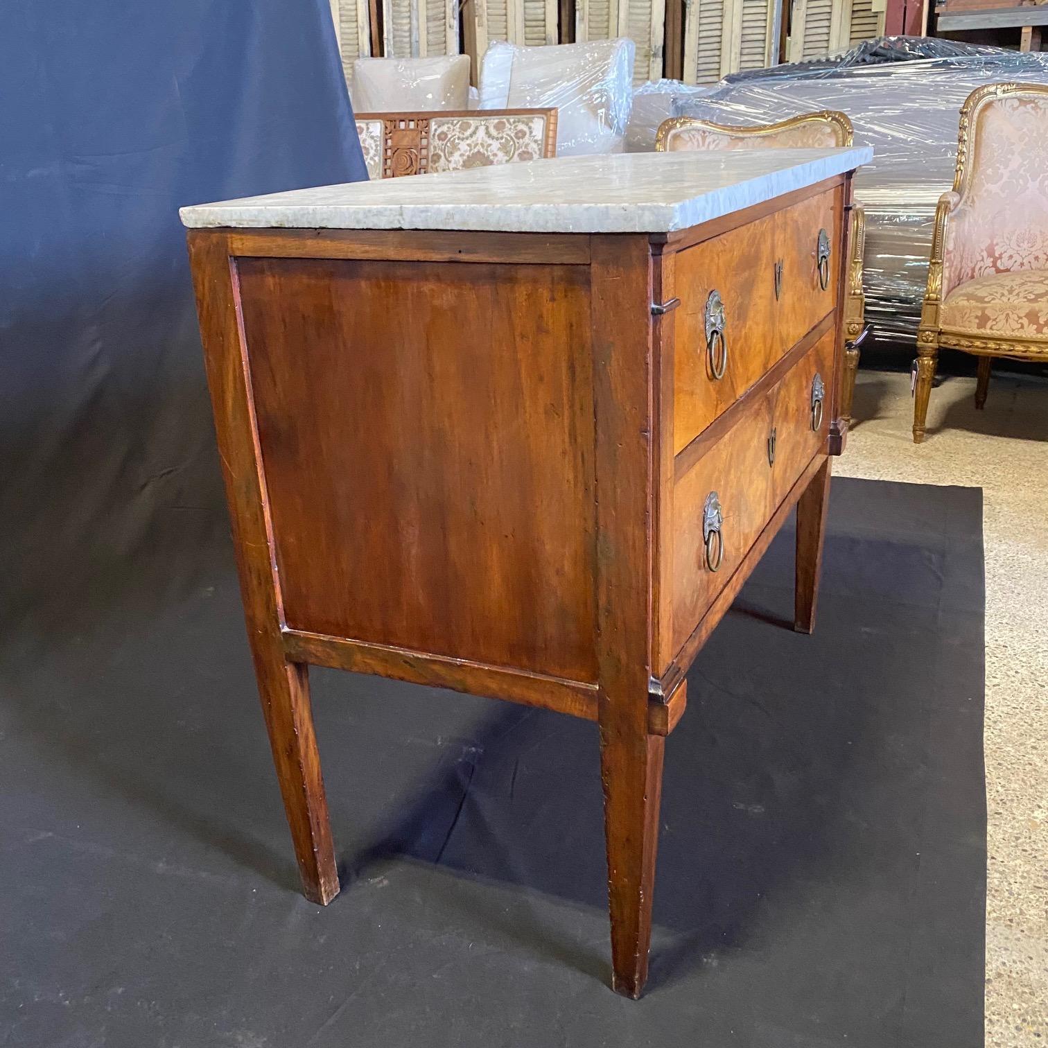Francese Cassettone neoclassico francese del 19° secolo in legno di cirmolo in vendita