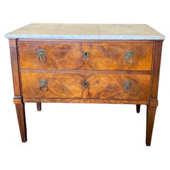 19th Century French Neoclassical Fruitwood Directoire Chest of Drawers