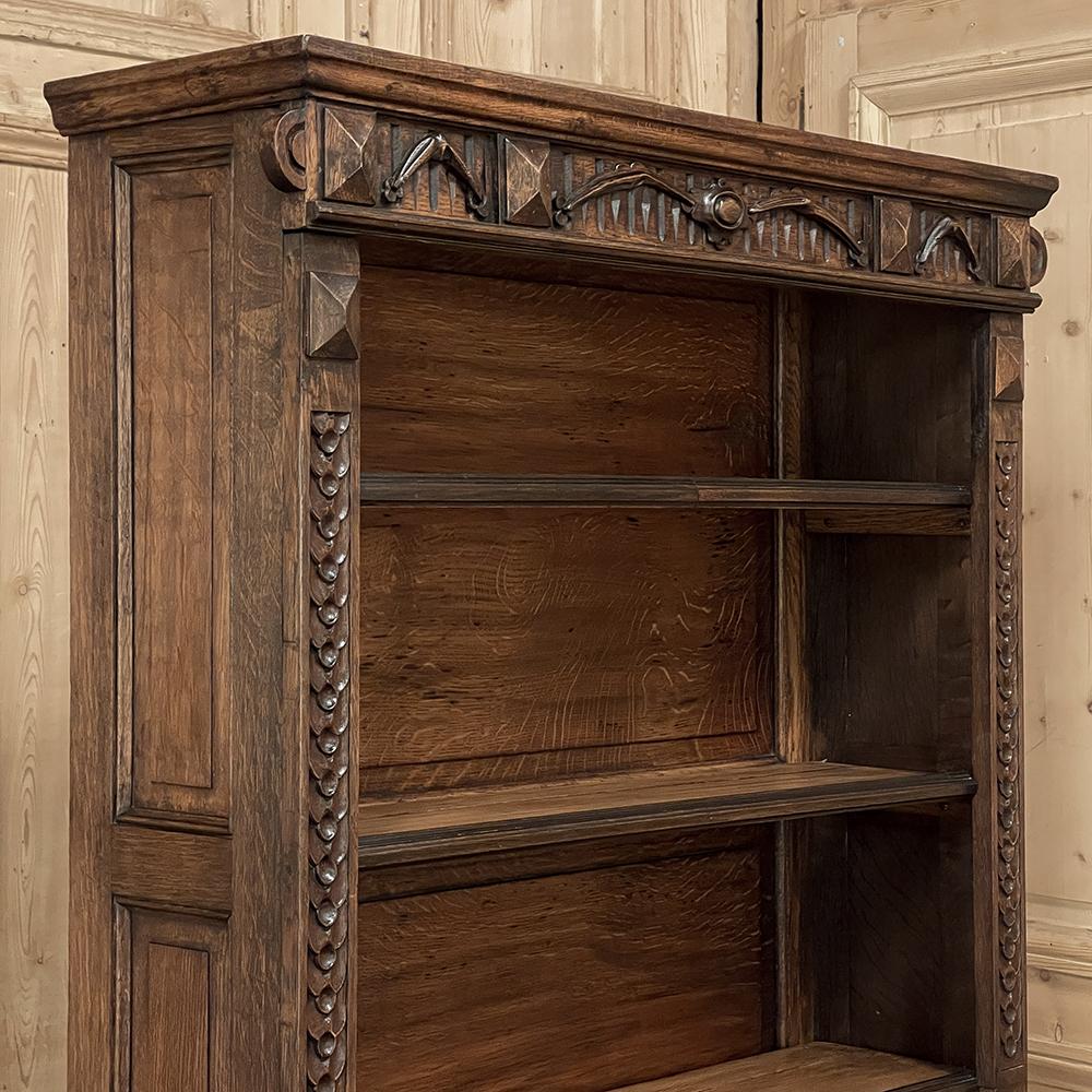 19th Century French Neoclassical Open Bookcase For Sale 8