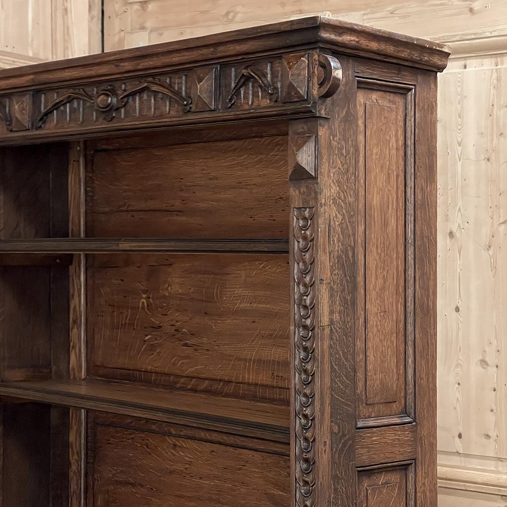 19th Century French Neoclassical Open Bookcase For Sale 11