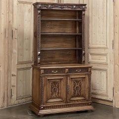 19th Century French Neoclassical Open Bookcase