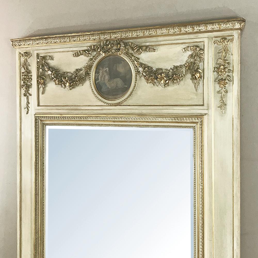 Trumeau dipinto neoclassico francese del XIX secolo, 1860 ca. in vendita 2