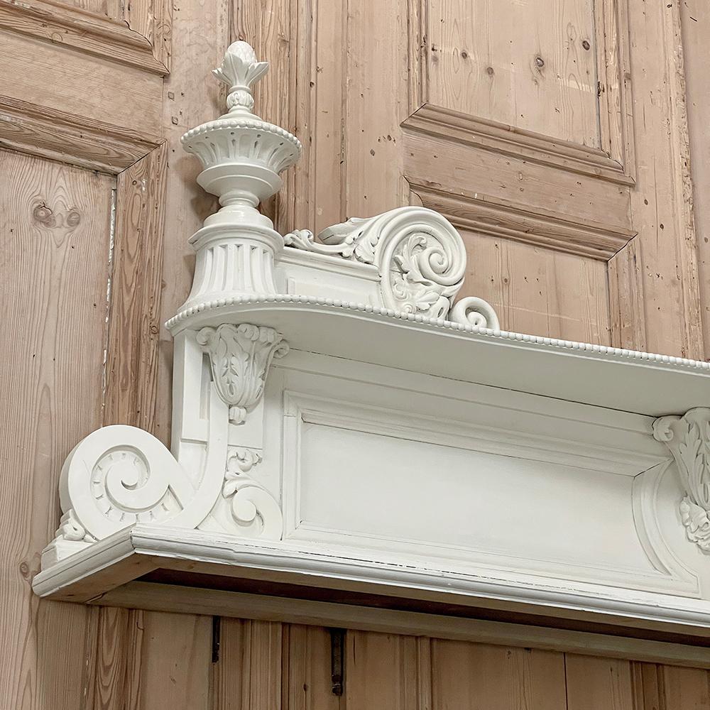 19th Century French Neoclassical Painted Wall Shelf ~ Mantel 8