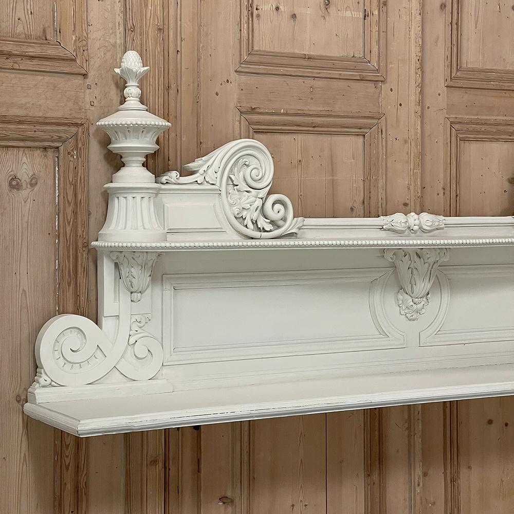 Louis XVI 19th Century French Neoclassical Painted Wall Shelf ~ Mantel