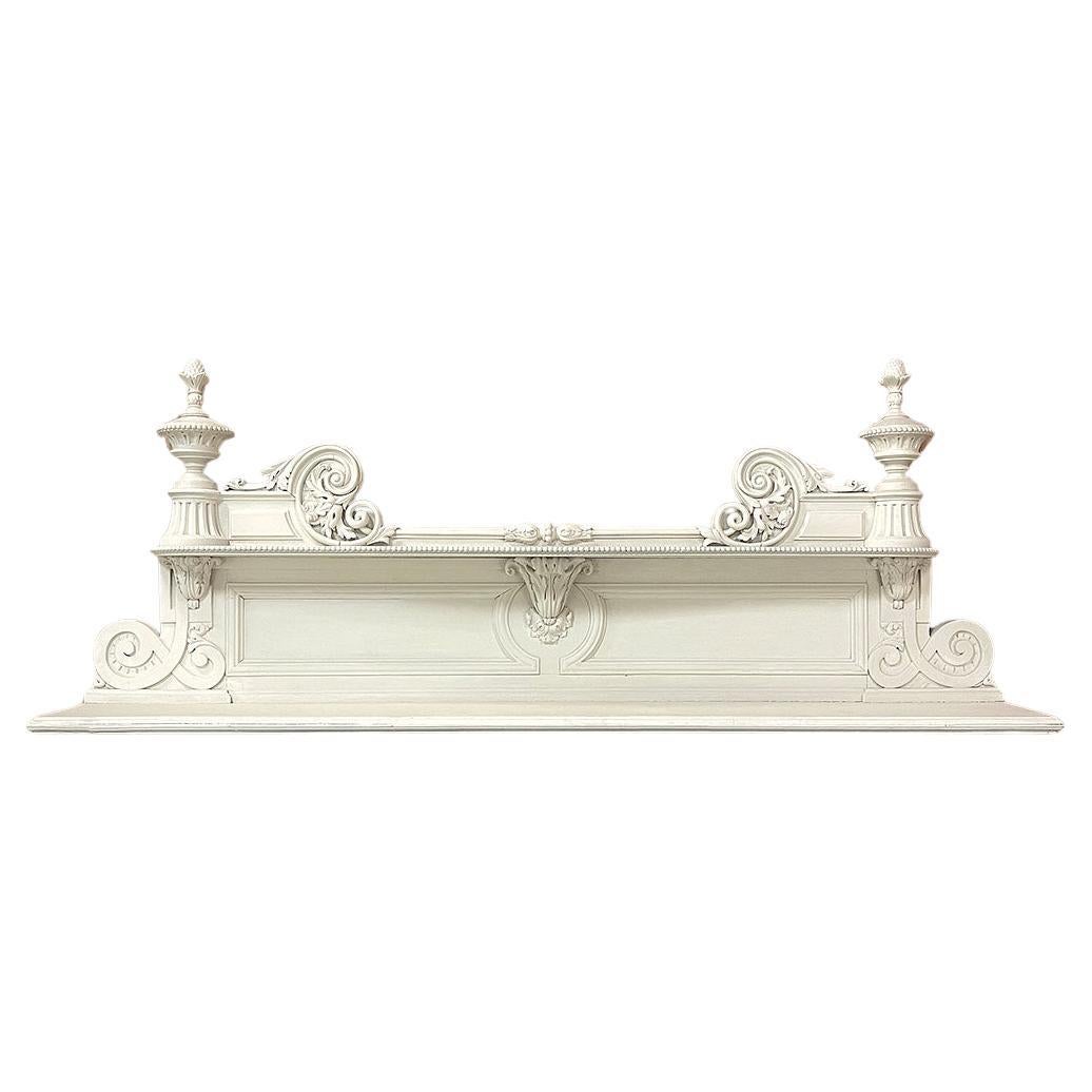 19th Century French Neoclassical Painted Wall Shelf ~ Mantel