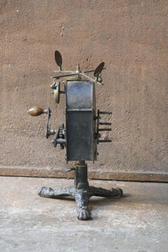 19th Century French Neoclassical Period Spring Driven Roasting Jack