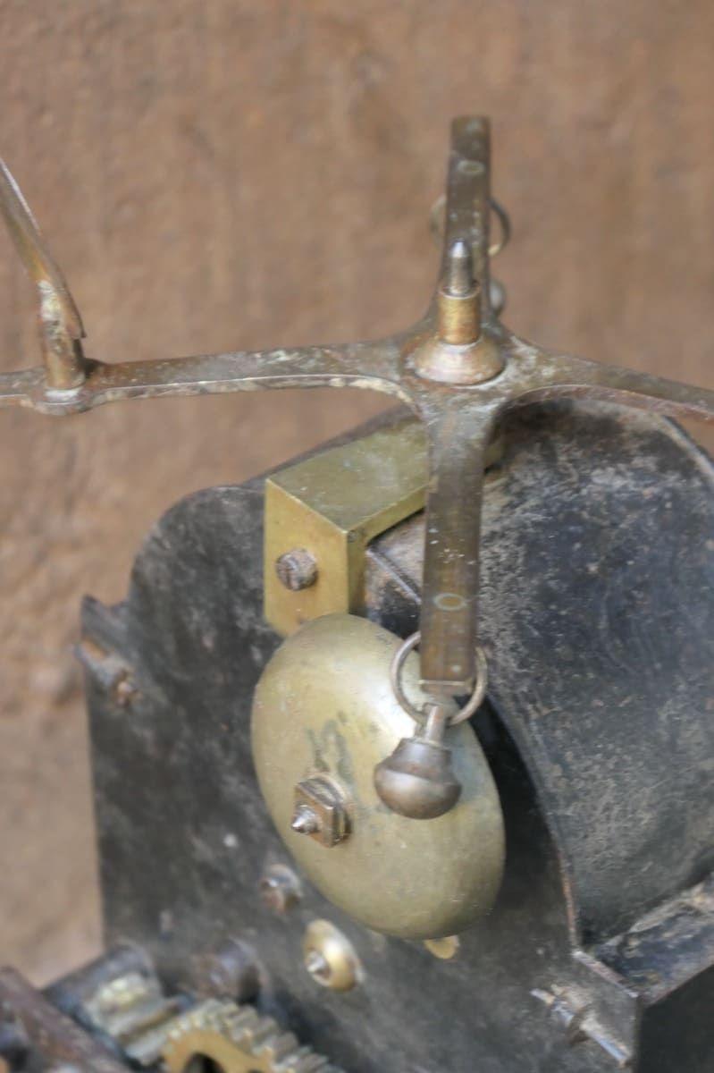 Iron 19th Century French Neoclassical Period Spring Driven Roasting Jack For Sale