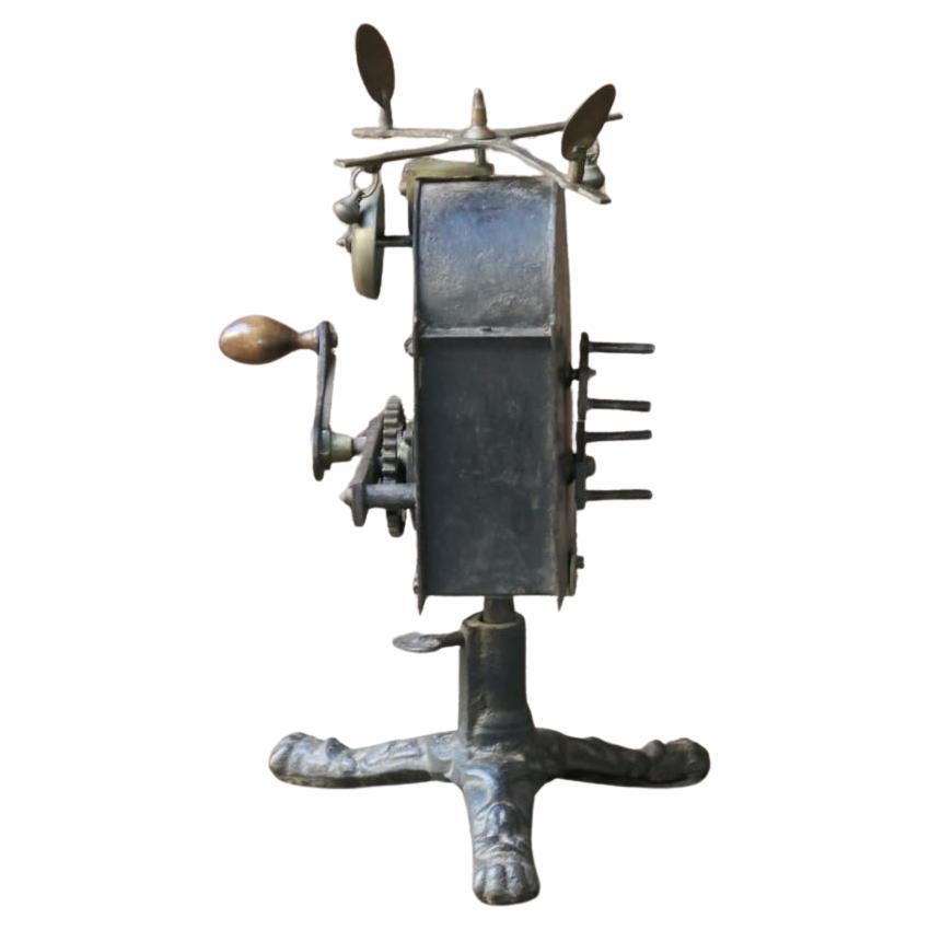 19th Century French Neoclassical Period Spring Driven Roasting Jack