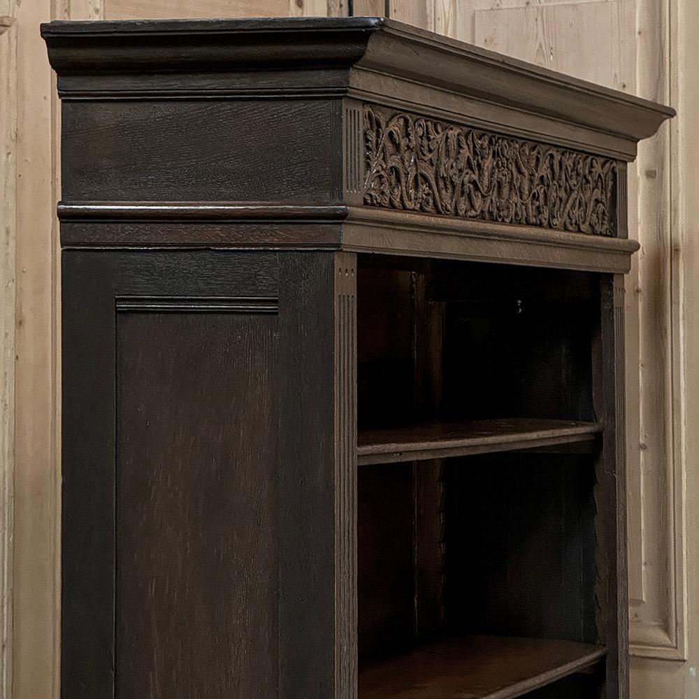 Französisches neoklassizistisches offenes Bücherregal ~ Renaissance des 19. Jahrhunderts im Angebot 8