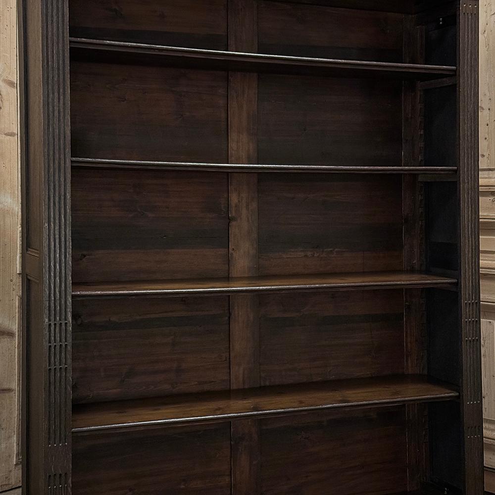 19th Century French Neoclassical ~ Renaissance Open Bookcase For Sale 1