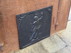 19th Century French Neoclassical Style 'Mercury' Fireback / Backsplash