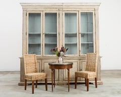 19. Jahrhundert Französisch neoklassischen Stil gemalt Bücherregal