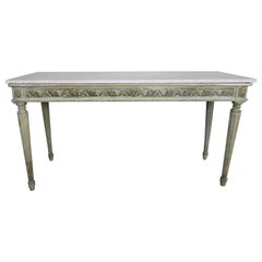 19th Century French Neoclassical Style Painted Desk/Writing Table