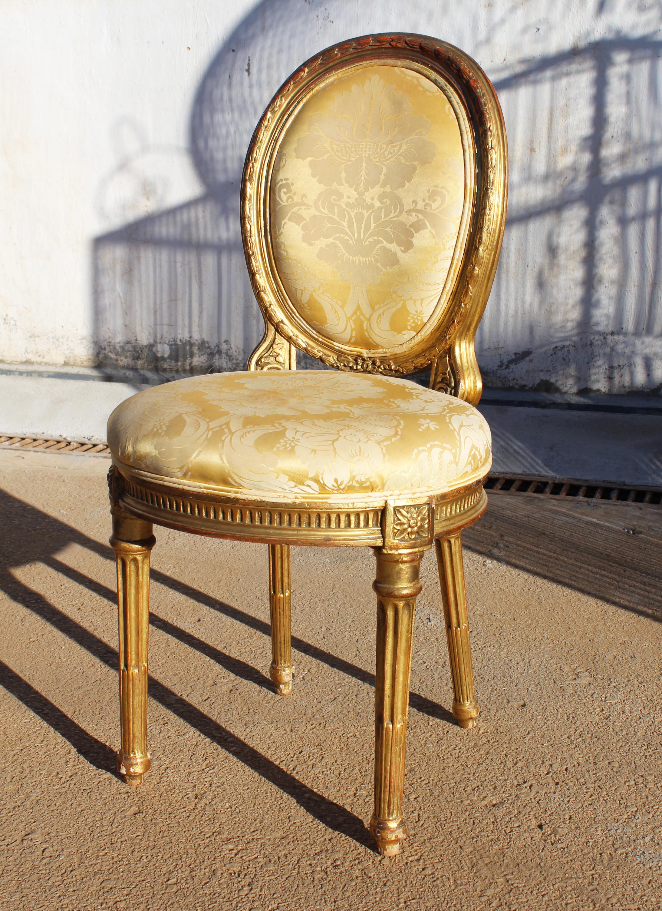 19th Century French Neoclassical Upholstered Chair 1