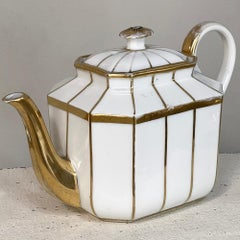 19th Century French Neoclassical Vieux Paris 33 Pc. Tea Set