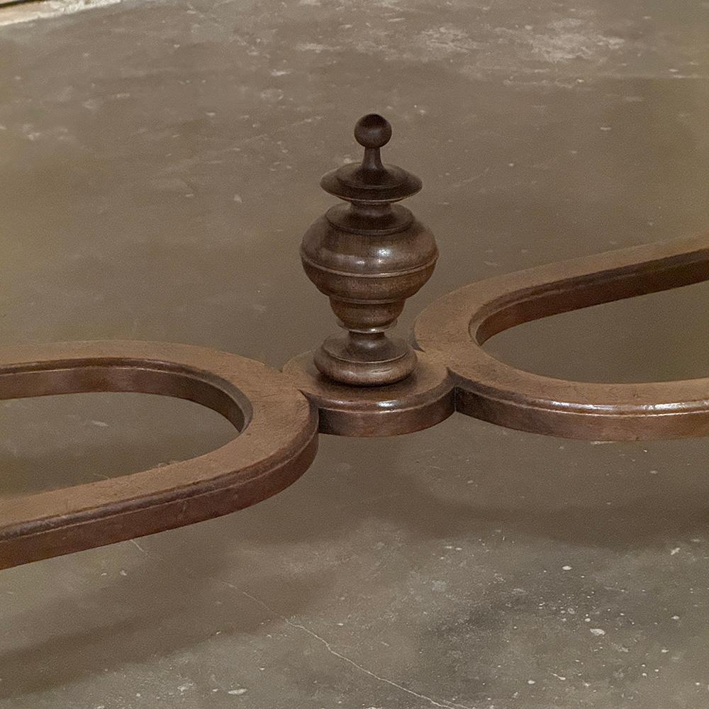 19th Century French Neoclassical Walnut Desk ~ Double Faced en venta 5