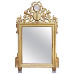 19th Century French Neoclassical Wooden Gilded Mirror