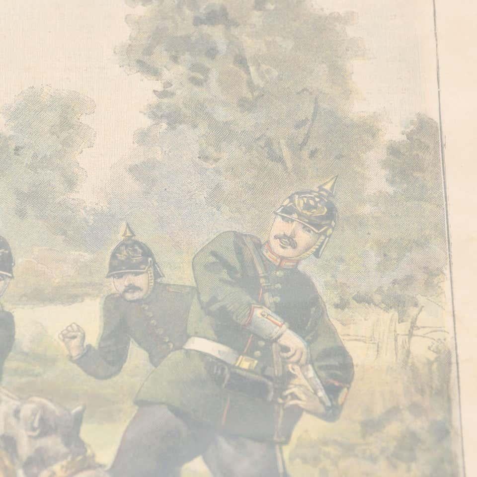 Französische Zeitung des 19. Jahrhunderts „Le Petite Jounal“, 1897 im Angebot 4