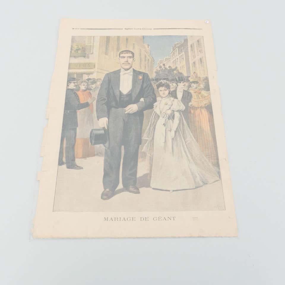 Französische Zeitung des 19. Jahrhunderts „Le Petite Jounal“, 1897 (Moderne der Mitte des Jahrhunderts) im Angebot