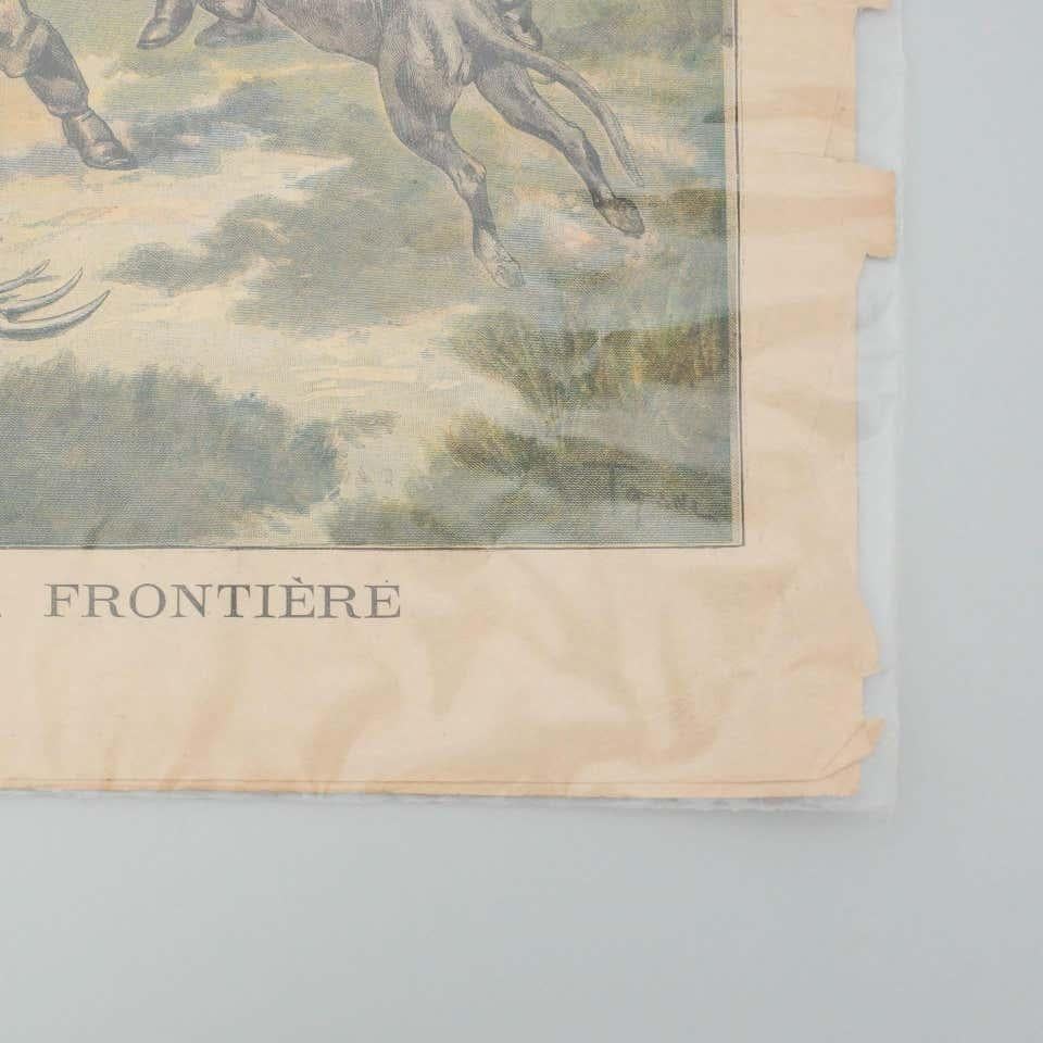 19th Century French Newspaper 'Le Petite Jounal', 1897 In Good Condition For Sale In Barcelona, Barcelona