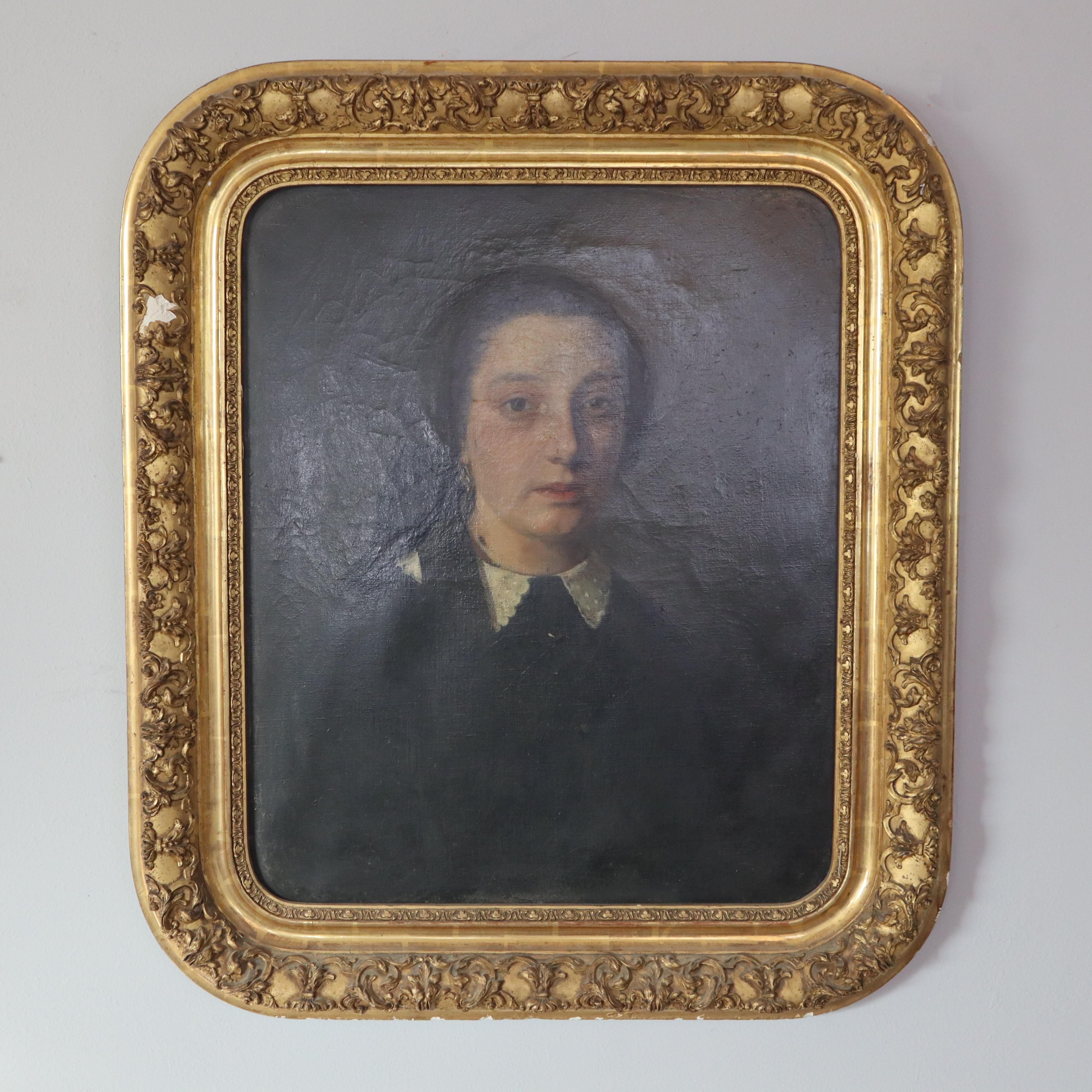 19th Century French Noblewoman Portrait, Oil on Canvas

Step back into the 19th century with this exquisite oil painting on canvas, portraying a noblewoman from the court of Marseilles. The painting captures the elegance and grace of its subject,