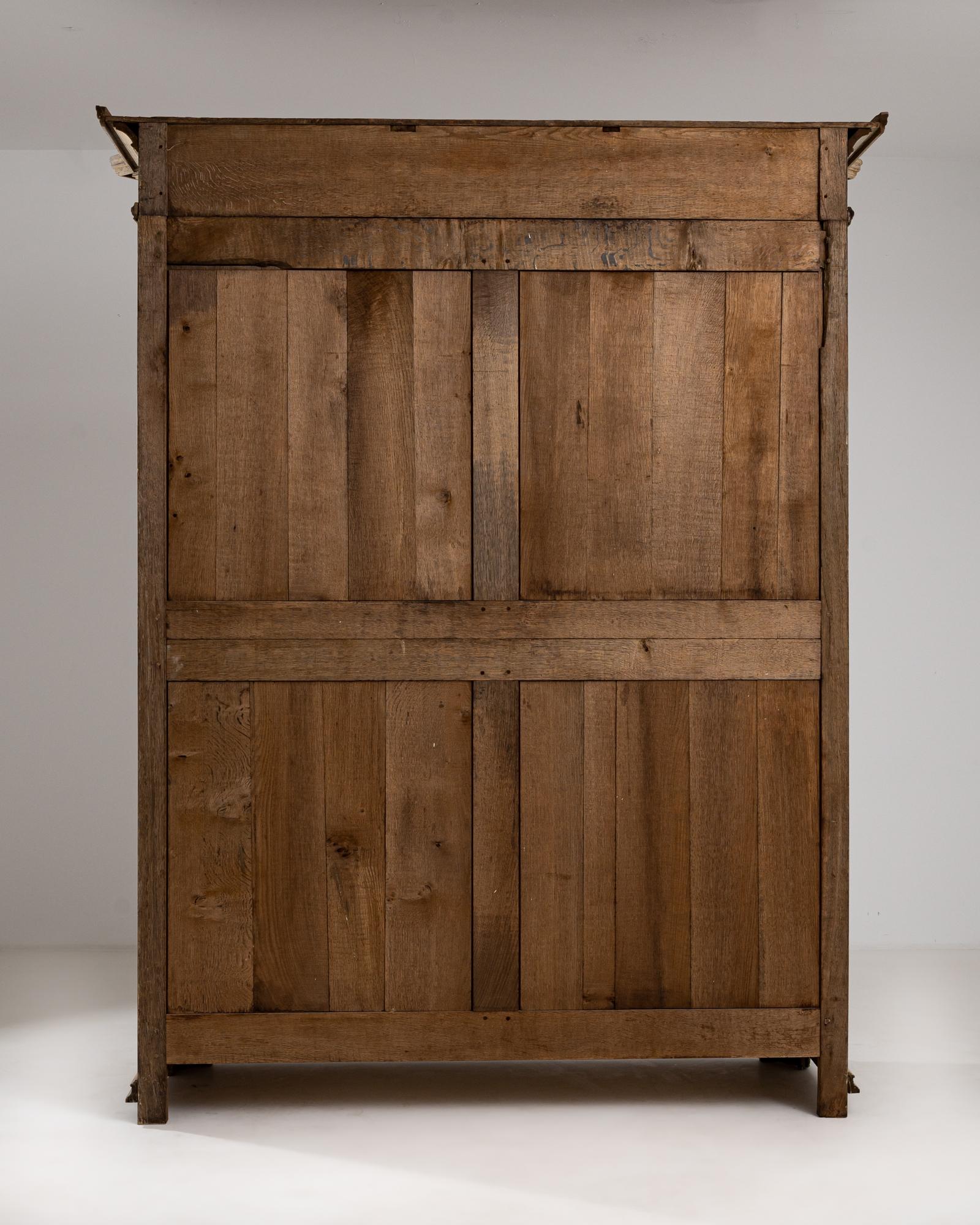 19th Century French Oak Armoire For Sale 8
